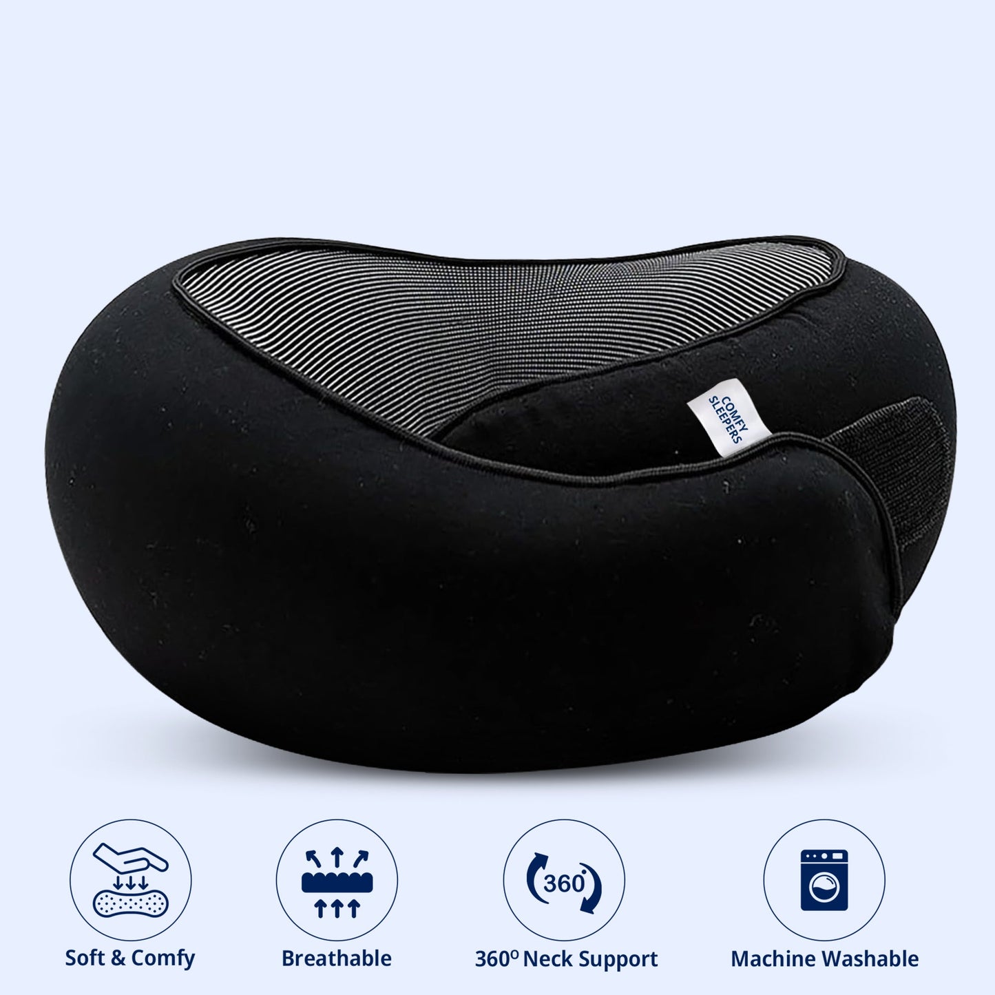 Travel Pillow for Neck, Head and Shoulder Support