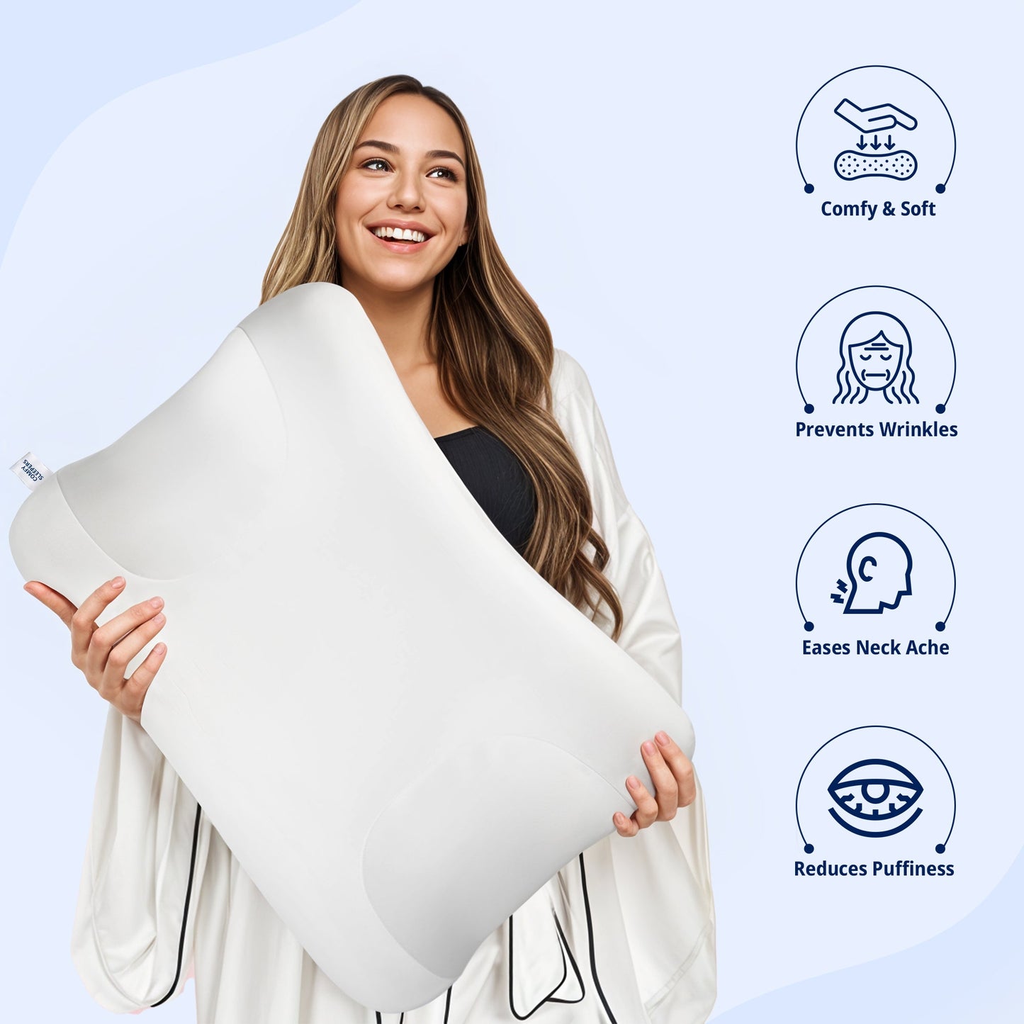 Anti-Aging Beauty Pillow Fights Sleep Wrinkles for Glowing Skin