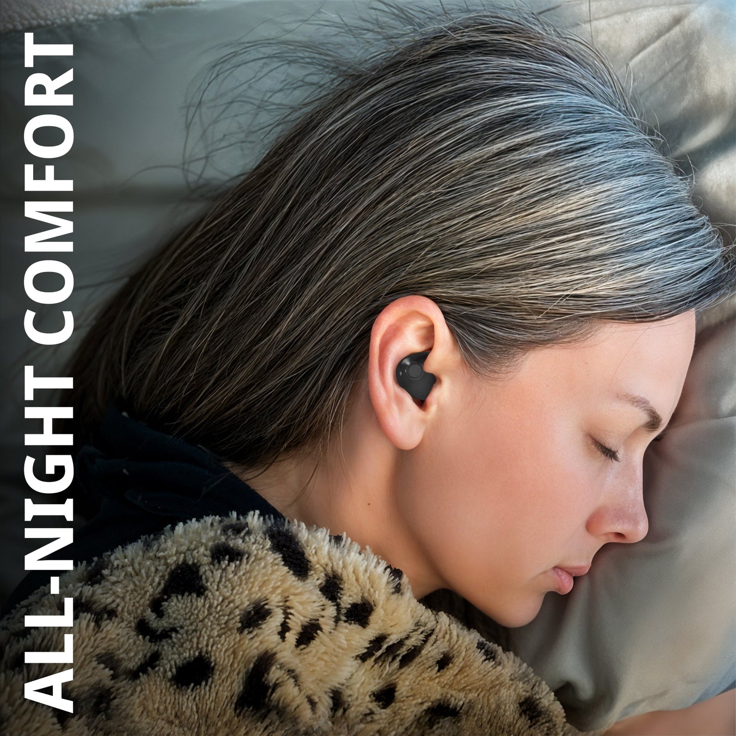 Invisible Sleep Earphone - Noise Cancelling for Sleep, Running & Workouts