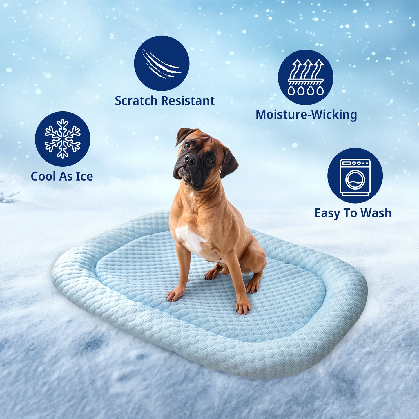 Ice-Silk Cooling Pet Bed - Buy 1 Get 1 FREE