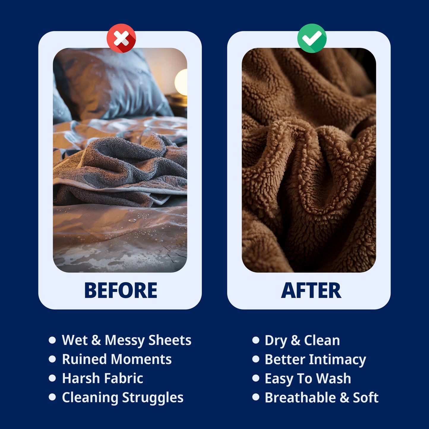 Waterproof Intimacy Blanket - Unmatched Comfort & Protection