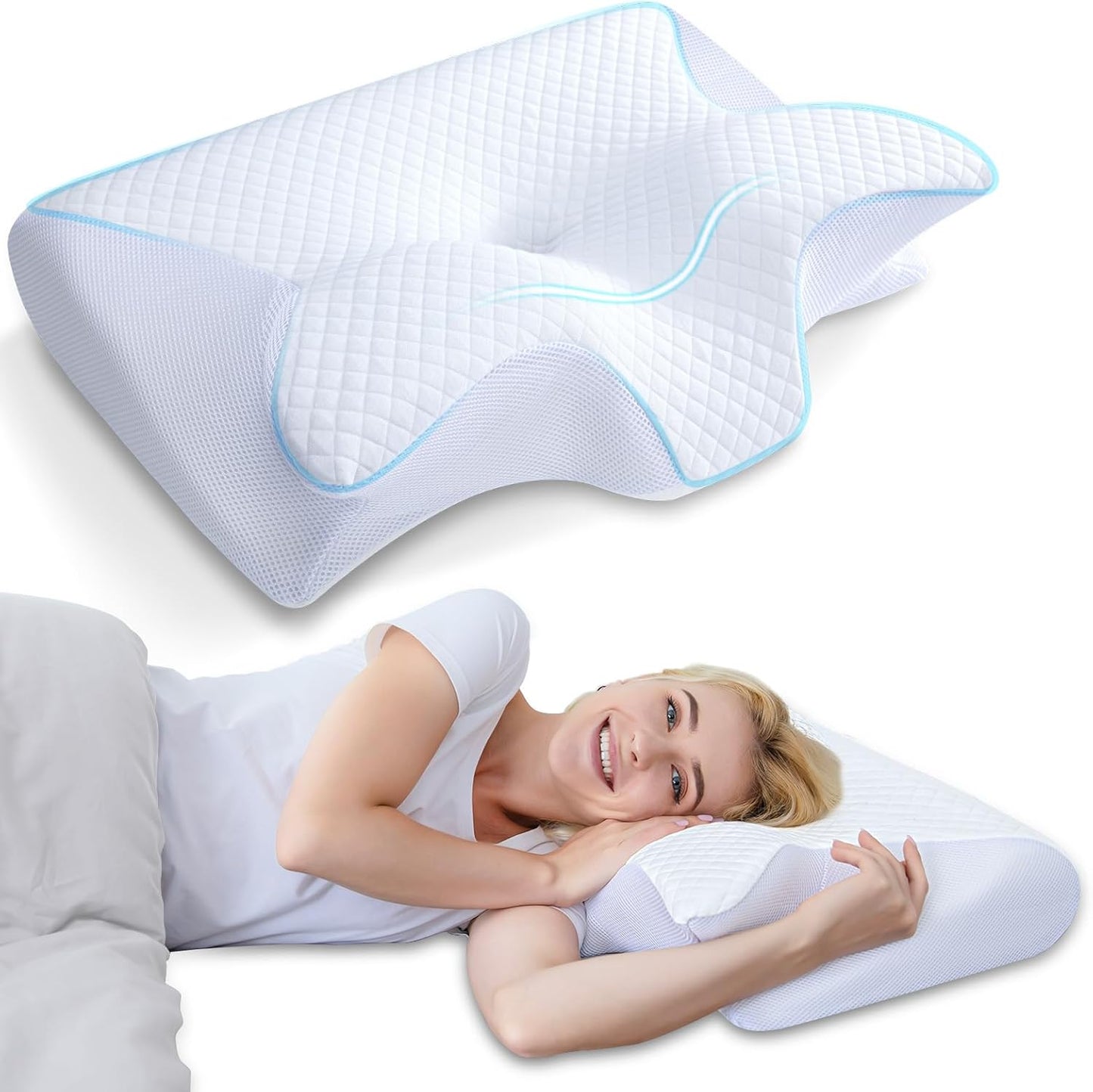 Pillowcase for Butterfly Memory Foam Cervical Pillow