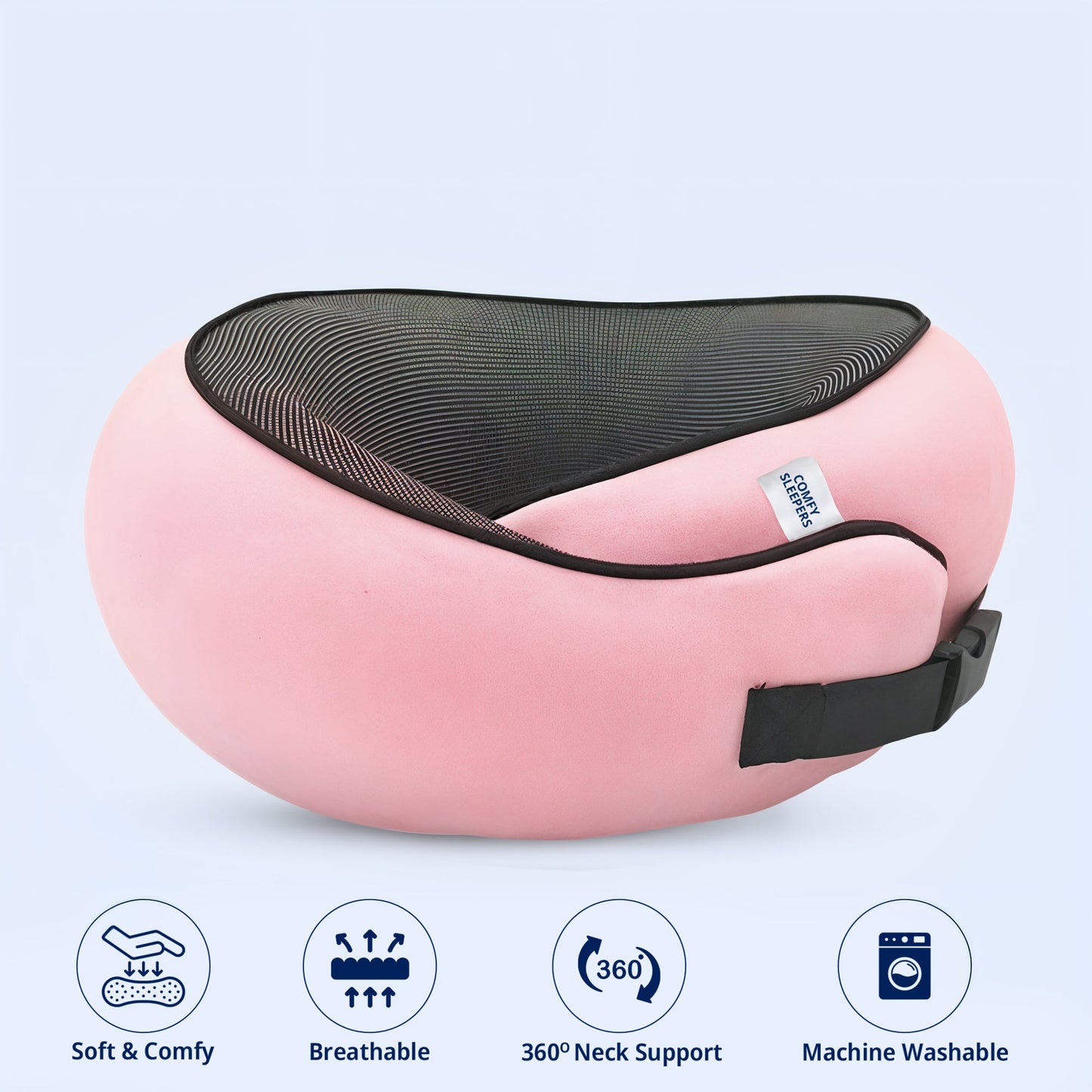 Travel Pillow for Neck, Head and Shoulder Support