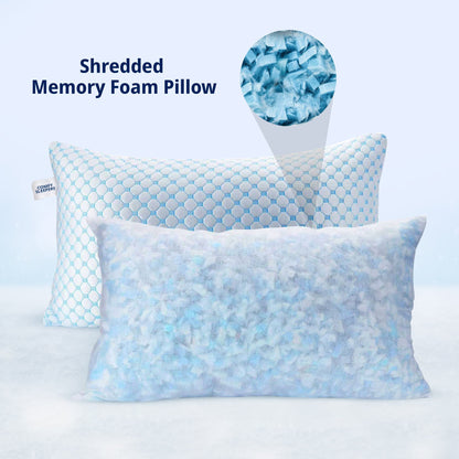 Cooling Gel Infused Pillow for Hot Sleepers & Back Discomfort
