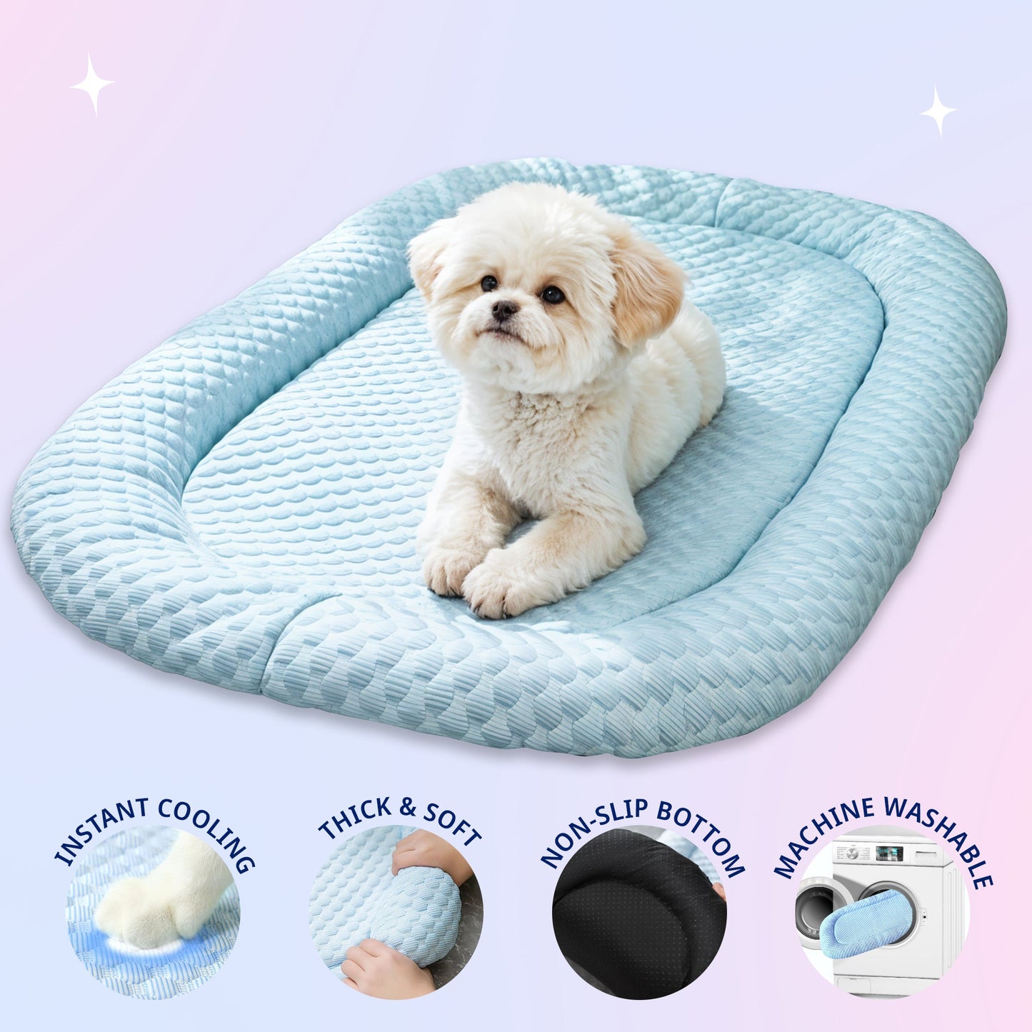 Ice-Silk Cooling Pet Bed - Buy 1 Get 1 FREE
