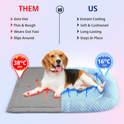 Ice-Silk Cooling Pet Bed - Buy 1 Get 1 FREE