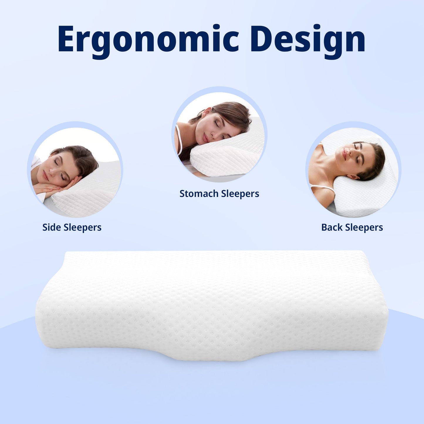 Cervical Pillow for Neck Discomfort & Support